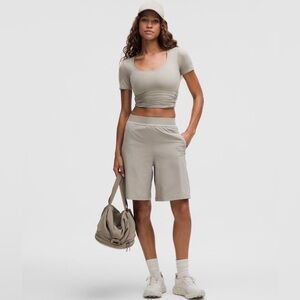 Lululemon Swift Relaxed 9” Shorts Logo Waistband